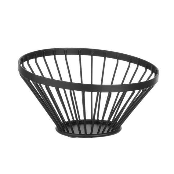 Hendi Obstkorb, abgerundet schwarz, ⌀150x(H)80mm