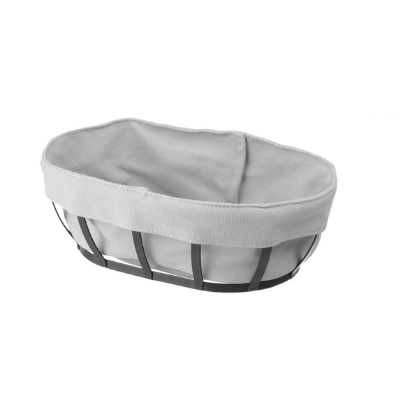 Hendi Brotkorb mit Beutel, oval, 250x160x(H)75mm