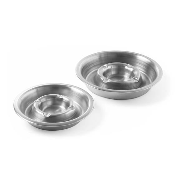 Hendi Aschenbecher mit Rinne, ⌀140x(H)30mm