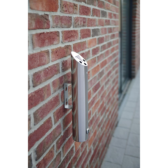 Hendi Aschenbecher zur Wandmontage, ⌀75x(H)460mm