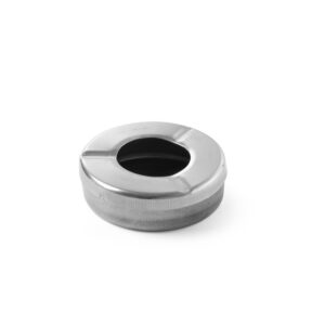 Hendi Aschenbecher mit Deckel, ⌀90x(H)28mm