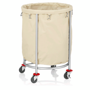 Was Germany Wäschewagen, Ø 60 cm, Höhe 80 cm, Edelstahl, pulverbeschichtet, Nylon
