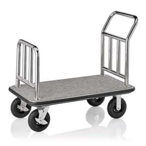 Was Germany Gepäckwagen, 113 x 60 x 98 cm, silberfarben, Edelstahl