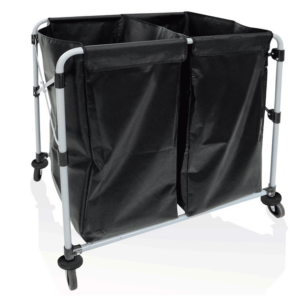Was Germany Wäschewagen Double, 90 x 66 x 86 cm, Eisen, pulverbeschichtet, PVC