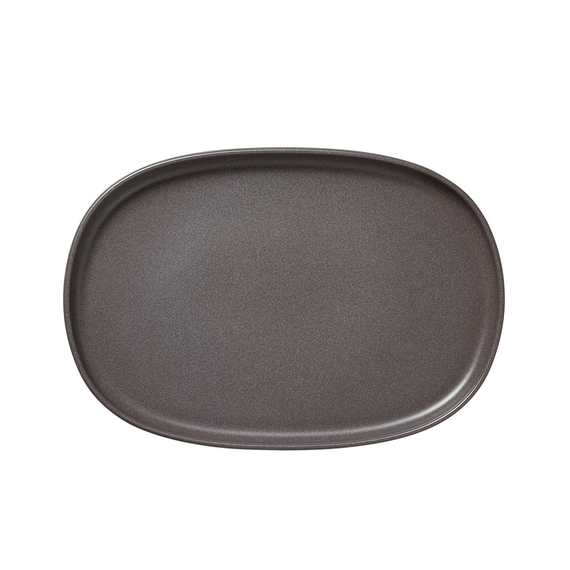 Rockzzero Platte Set, 33 x 23 cm, stone grey, Set á 4 Stück, Steinzeug