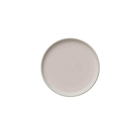 Rockzzero Teller Set, flach, Ø 17,5 cm, light rock, Set á 6 Stück, Steinzeug