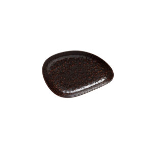 Rockzzero Snackteller Set, 14,5 x 9,5 cm, metallic brown, Set á 6 Stück, Steinzeug