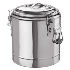 Essentials Thermospeisetransportbehälter, 12 ltr., Ø 30 cm, Chromnickelstahl