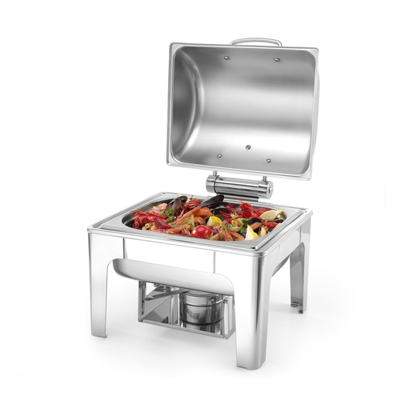 Hendi Chafing Dish GN 1/2, Spiegelglanz, Profi Line, 4L, 365x345x(H)345mm