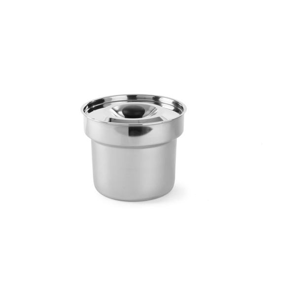 Hendi Bain-Marie-Topf, Bain-Marie Topf, 4L, ⌀215x(H)177mm, Rund