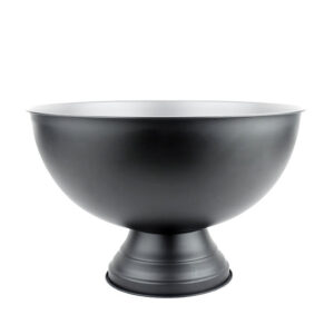 Champagnerkühler, Edelstahl, schwarz Ø 360 mm