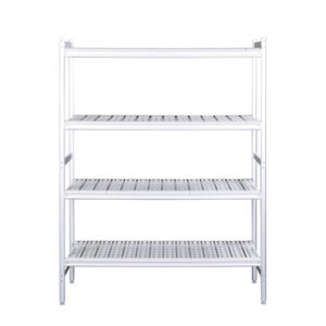 SARO Alu- Regalboden mit Kunstoffrosten 373x886mm
