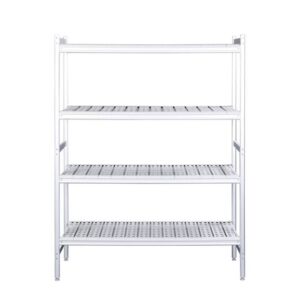 SARO Alu- Regalboden mit Kunstoffrosten 373x1682mm
