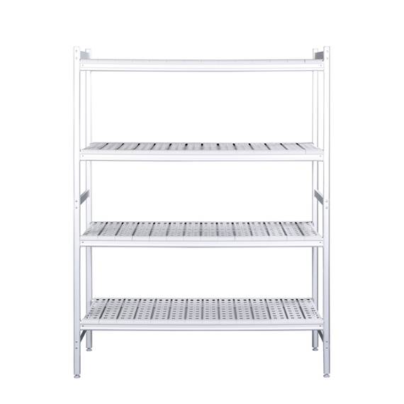 SARO Alu- Regalboden mit Kunstoffrosten 373x1682mm