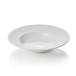 Maya Suppenteller Set SHIRO, Ø 23,5 cm, weiß, Set á 3 Stück, Porzellan