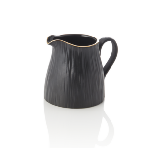 Maya Gießer Set KURO, Ø 4,5 cm, 100 ml, schwarz, Set á 6 Stück, Porzellan