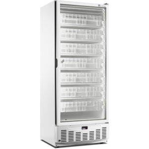 SARO Tiefkühlschrank mit Glastür Modell MM5 NPV, weß