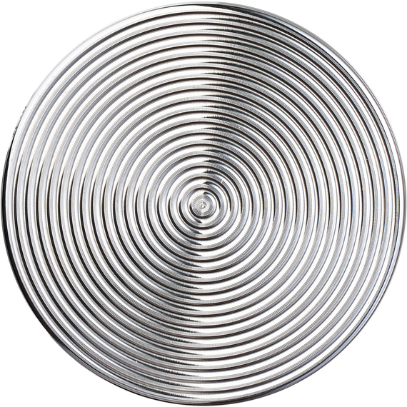 Tamper aus Edelstahl, mit schwarzem Griff, Ø 58 mm, 90 mm Höhe