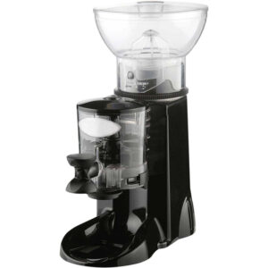 Professionelle Kaffeemühle von Cunill mit Mahlgutbehälter und manueller Steuerung