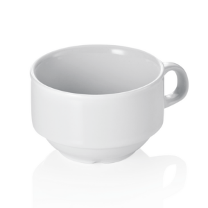 Was Germany Obertasse Set HAMBURG SYSTEM, 180 ml, Set á 6 Stück, Porzellan