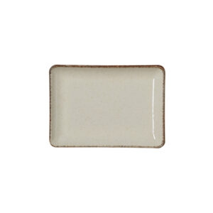 Was Germany Teller Set SMILLA SAND, flach, 18 x 13 cm, sand, Set á 6 Stück, Porzellan