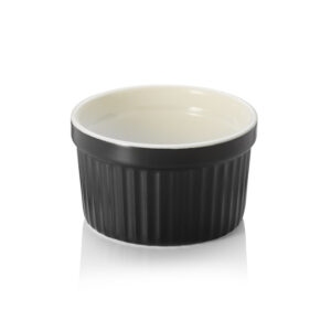 Was Germany Ragout Fin Set, Ø 7 cm, 85 ml, schwarz, Set á 6 Stück, Porzellan