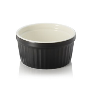 Was Germany Ragout Fin Set, Ø 9 cm, 130 ml, schwarz, Set á 6 Stück, Porzellan