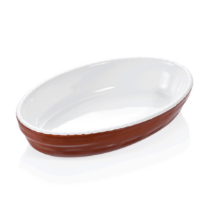 Was Germany Backform, 28 x 17 x 5 cm, braun, Porzellan