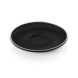 Was Germany Espresso Untertasse Set ITALIA BLACK, für 4998 009, Set á 6 Stück, Porzellan