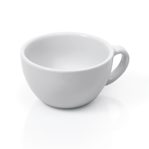 Was Germany Cappuccino Obertasse Set ITALIA WHITE, 200 ml, Set á 6 Stück, Porzellan