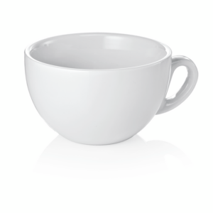 Was Germany Cappuccino Obertasse Set ITALIA WHITE, 280 ml, Set á 6 Stück, Porzellan