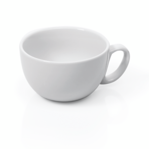 Was Germany Caffè Latte Set ITALIA WHITE, 350 ml, Set á 6 Stück, Porzellan
