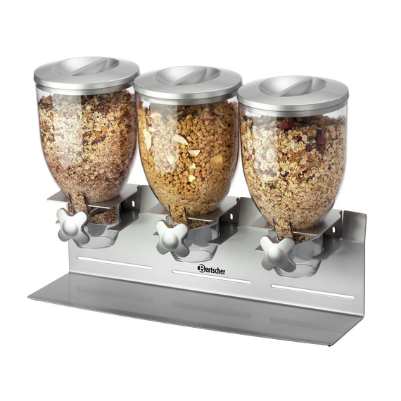 Bartscher Cerealienspender, 3-fach