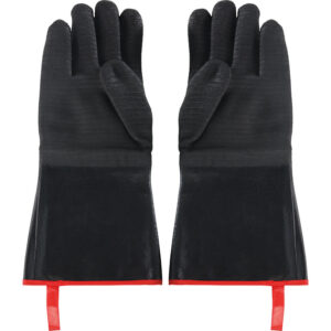 Ofenhandschuhe, Neopren, hitze- und ölbeständig, schwarz, L. 350 mm