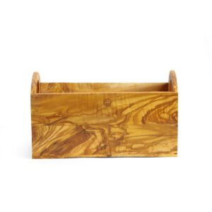 Hendi Brotkasten aus Olivenholz, 245x198x(H)194mm