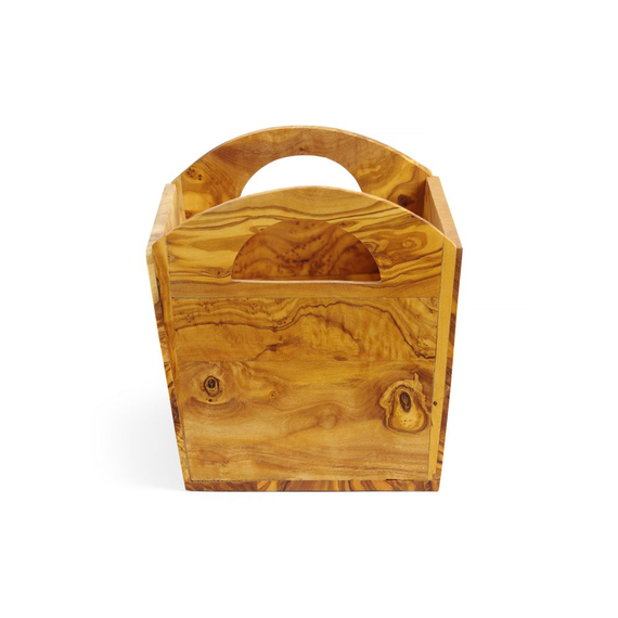 Hendi Brotkasten aus Olivenholz, 245x198x(H)194mm