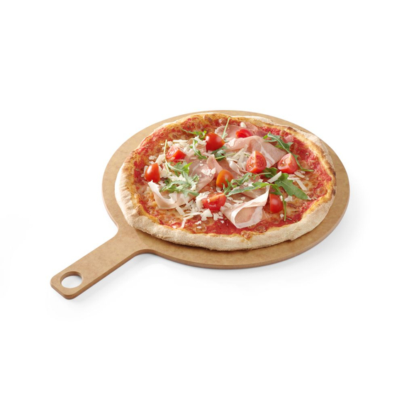 Hendi Pizzabrett mit Griff, ⌀305x(H)6mm