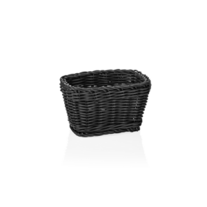 Weaver Pro Korb Tischkörbe, 17 x 11 x 9 cm, schwarz, Polypropylen