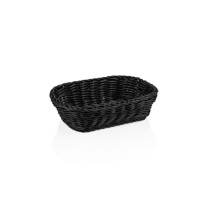 Weaver Pro Korb Tischkörbe, 26,5 x 19 x 7 cm, schwarz, Polypropylen