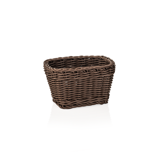 Weaver Pro Korb Tischkörbe, 17 x 11 x 9 cm, braun, Polypropylen