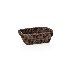 Weaver Pro Korb Tischkörbe, 19 x 13 x 6 cm, braun, Polypropylen