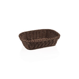 Weaver Pro Korb Tischkörbe, 26,5 x 19 x 7 cm, braun, Polypropylen