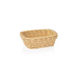 Weaver Pro Korb Tischkörbe, 19 x 13 x 6 cm, hellbeige, Polypropylen