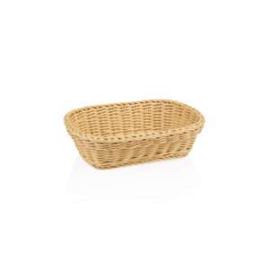 Weaver Pro Korb Tischkörbe, 26,5 x 19 x 7 cm, hellbeige, Polypropylen