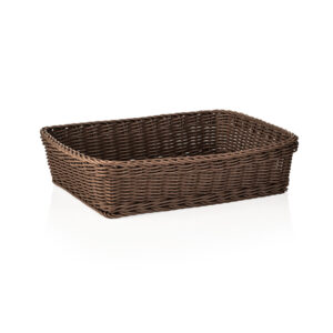 Weaver Pro Korb Systemkörbe, 40 x 30 x 10 cm, braun, Polypropylen