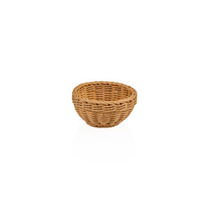 Weaver Pro Korb Tischkörbe, Ø 16 cm, Höhe 8 cm, beige, Polypropylen