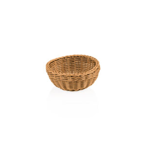 Weaver Pro Korb Tischkörbe, Ø 20 cm, Höhe 8 cm, beige, Polypropylen