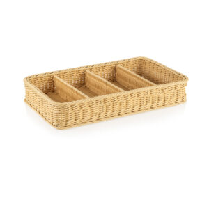 Weaver Pro GN Besteckkorb 1/1 Systemkörbe, hellbeige, Polypropylen
