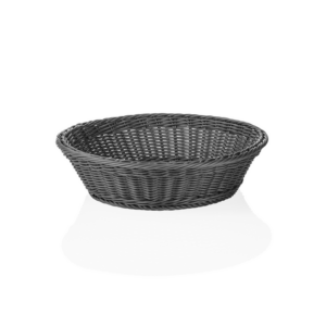 Weaver Pro Korb Systemkörbe, Ø 37 cm, Höhe 9 cm, grau, Polypropylen