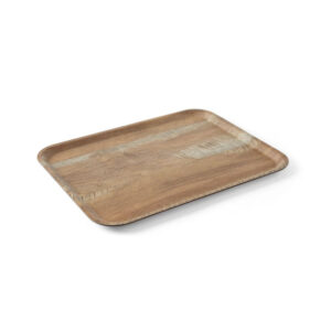 AmerBox Serviertablett aus Melamin mit Holzoptik , Holz, 370x530mm